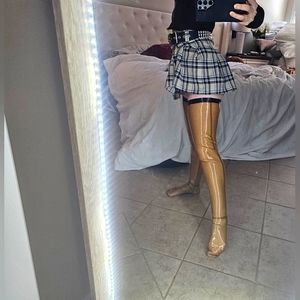 100% Real Latex Thigh High Stockings